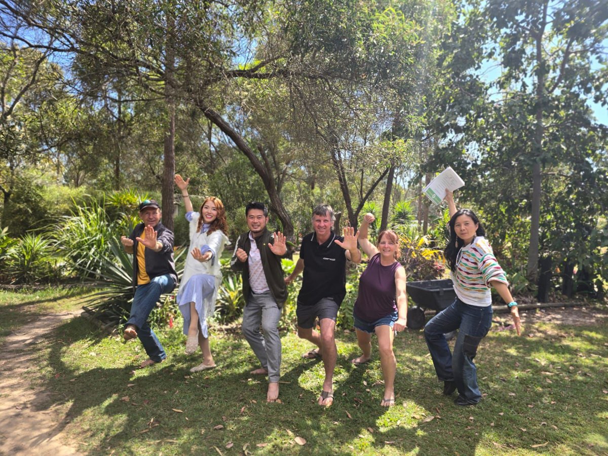 Morning movement and laughter